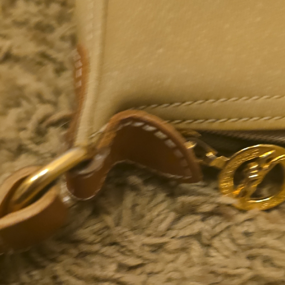 Elegant Longchamp Tan Shoulder Bag - Picture 7 of 15
